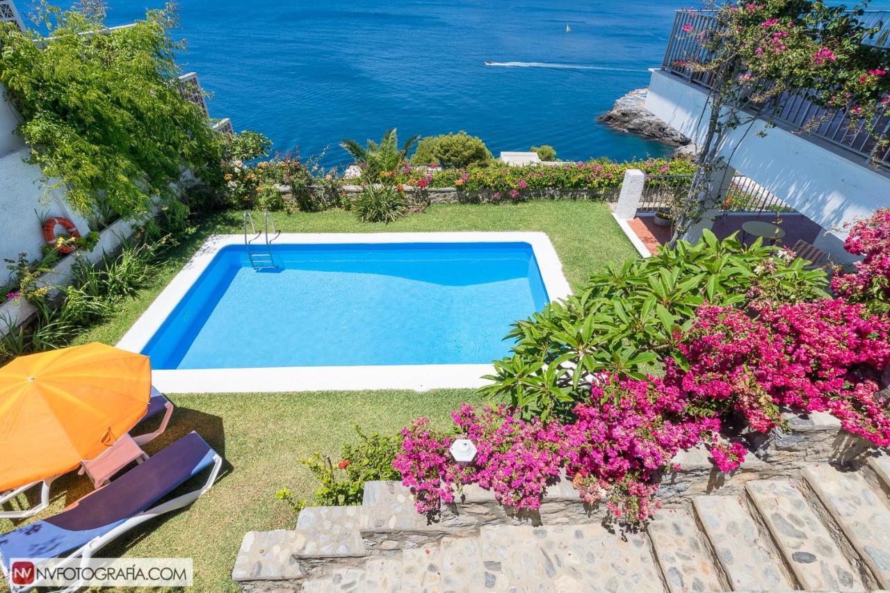 Villa Sobre El Mar Alboran La Herradura  Bagian luar foto